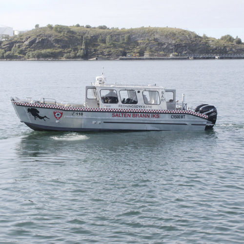 Barca professionale barca utilitaria - C 950 WT - MS Boat - fuoribordo / in alluminio
