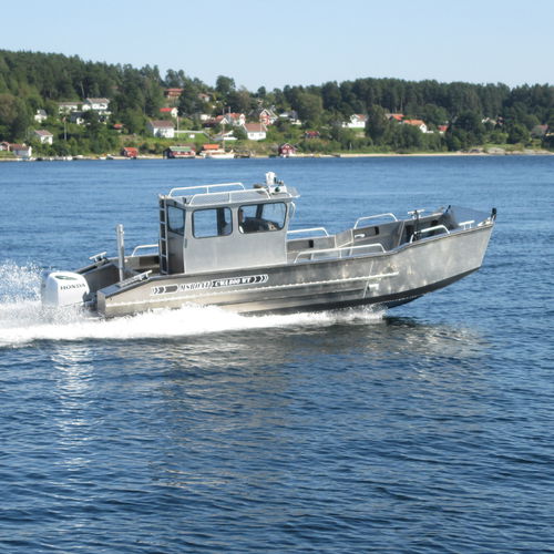 Barca professionale mezzo da sbarco - CWA 800 WT - MS Boat - fuoribordo / in alluminio