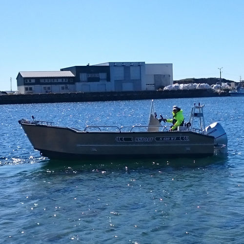 Barca professionale barca utilitaria - S 610 WT - MS Boat - fuoribordo / in alluminio