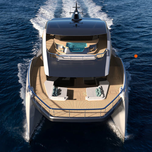 Motor-yacht catamarano - 92 - WIDER Yachts - da crociera / con fly chiuso / ibrido