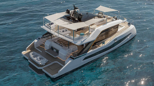 Motor-yacht catamarano - 76 - WIDER Yachts - da crociera / con fly / con 4 cabine
