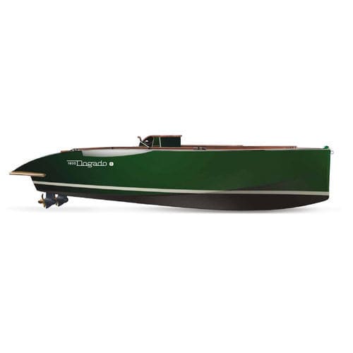 Barca open fuoribordo - 1600 Dogado-E 2020 - GARDASOLAR SRL - elettrica / bimotore / in legno