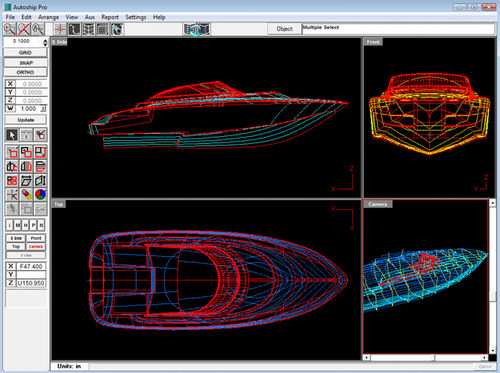 Software per la progettazione dello scafo - Autoship - Autoship, Coastdesign Norway AS - di calcolo / per barca
