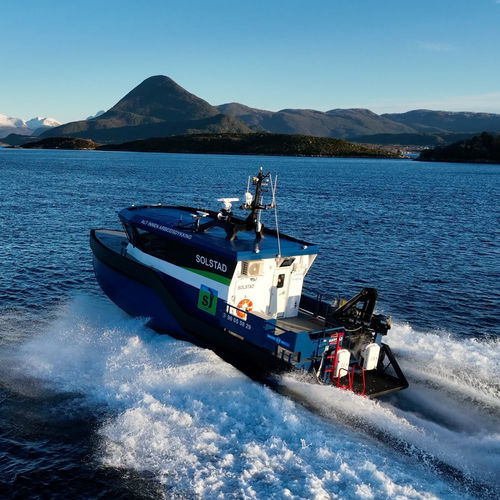Barca professionale barca di supporto per immersioni - FF X-55 M4 LDC - HUKKELBERG BOATS - entrobordo / diesel / entrobordo a idrogetto
