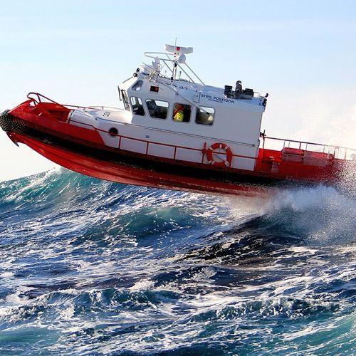 Barca professionale barca di salvataggio - HB 1111 FRDC - HUKKELBERG BOATS - barca da lavoro / imbarcazione di servizio / barca di servizio offshore