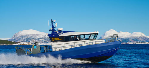 Barca professionale patrol boat - FF40 MK2 PATROL - HUKKELBERG BOATS - barca di salvataggio / barca da lavoro / barca per trasporto passeggeri