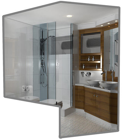 Bagno prefabbricato per nave - MY PEARL - Metalika D.O.O. 