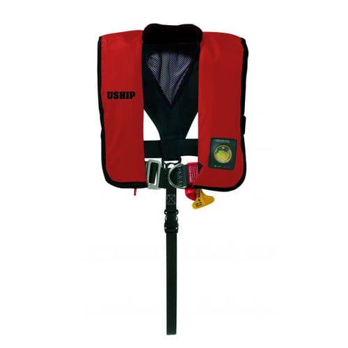 Giubbotto di salvataggio autogonfiabile - 12575 - USHIP - 180 N / unisex / con imbracatura di sicurezza