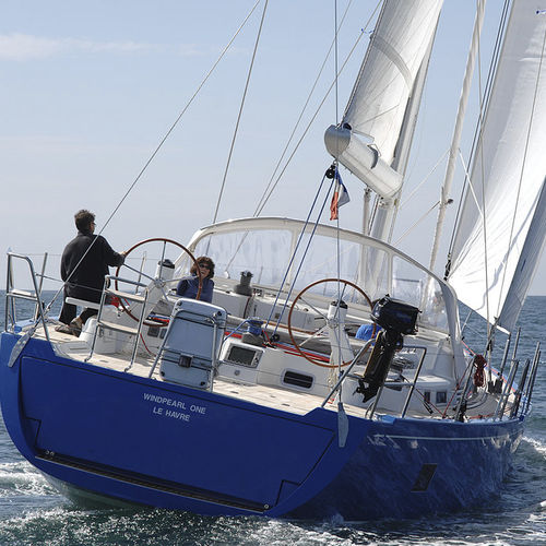 Sailing-yacht da crociera - Ponza 60 - WindPearl Yachts - con poppa aperta / con doppio timone a ruota
