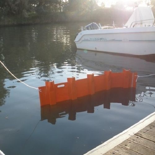 Barriera antinquinamento - VH - Vira Soluzioni - galleggiante / per zone soggette a variazioni di marea