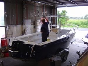 Barca open fuoribordo - 650 CENTRE CONSOLE  - Marco Boats - da pesca sportiva / con T-top