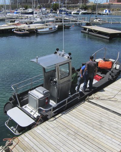Barca professionale barca di servizio offshore - Rhino 800 ID - Rhino Marine Products (Pty) Ltd - entrobordo a idrogetto