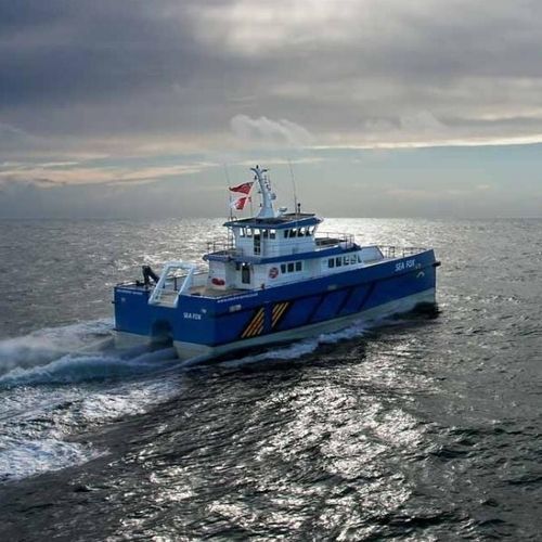 Barca professionale imbarcazione di servizio - NxS24 - Navalu - catamarano / entrobordo / in alluminio