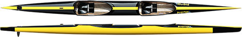 Kayak da regata - K2 Eureka - Plastex Composite - sprint / da mare / per adulto