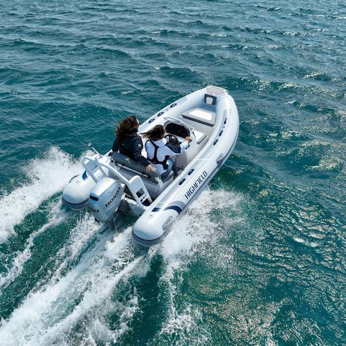 Gommone fuoribordo - CL 400 - HIGHFIELD BOATS - semirigido / open / con console laterale