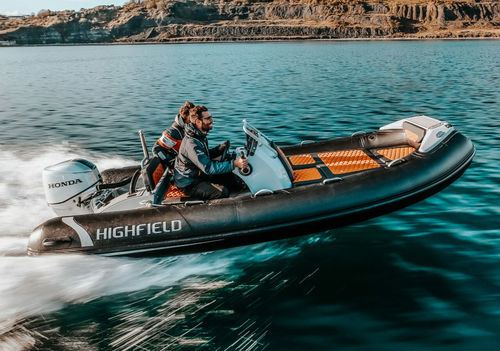 Gommone fuoribordo - SP 460 - HIGHFIELD BOATS - semirigido / open / con console laterale