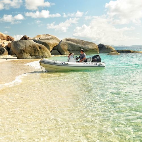 Gommone fuoribordo - CL 460 - HIGHFIELD BOATS - semirigido / con console centrale / open