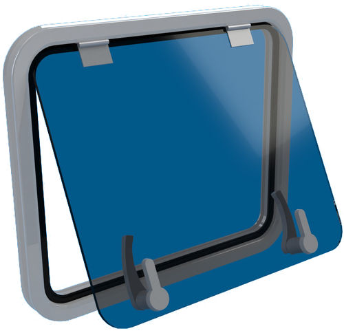 Finestra per yacht - Slim - Bofor Marine Products  - apribile / rettangolare / in vetro