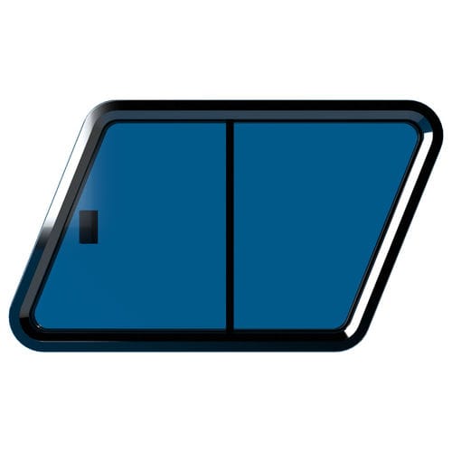 Finestra per yacht - Bolton  - Bofor Marine Products  - apribile / trapezoidale / in vetro