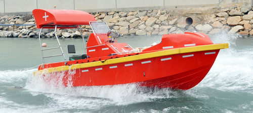 Barca professionale patrol boat - HDFR600 / HDFR680 - Hyundai Lifeboats Co., Ltd.  - barca di salvataggio / entrobordo / autoraddrizzante
