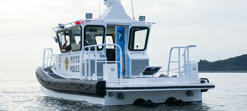 Barca professionale patrol boat - Hyundai Lifeboats Co., Ltd.  - entrobordo a idrogetto / in alluminio