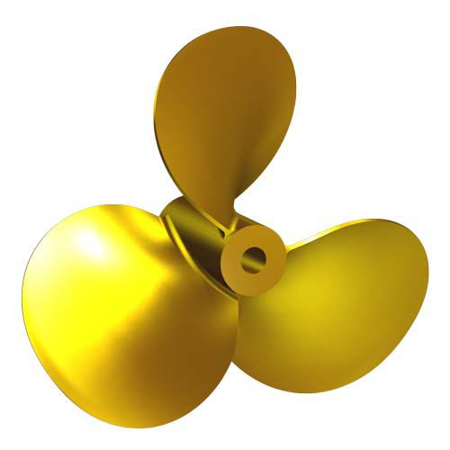 Elica per barca - D9 - Italian Propellers S.r.l.  - a passo fisso / albero dell'elica / 3 pale