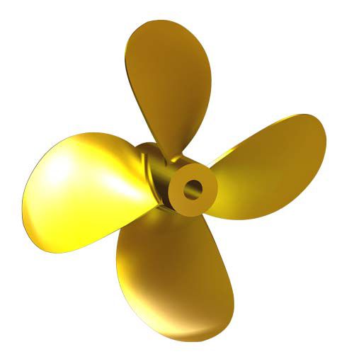 Elica per barca - L6 - Italian Propellers S.r.l.  - a passo fisso / albero dell'elica / 4 pale