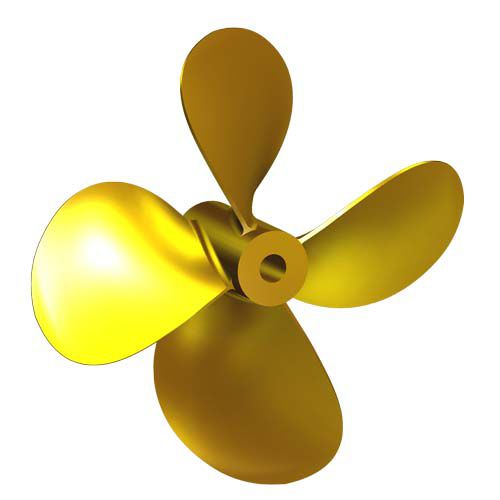 Elica per barca - P8 - Italian Propellers S.r.l.  - a passo fisso / albero dell'elica / 4 pale