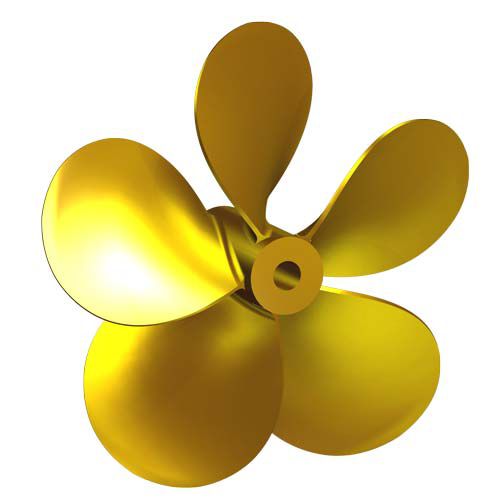 Elica per barca - MC13 - Italian Propellers S.r.l.  - a passo fisso / albero dell'elica / 5 pale