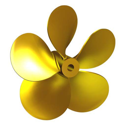Elica per barca - MC14 - Italian Propellers S.r.l.  - a passo fisso / albero dell'elica / 5 pale