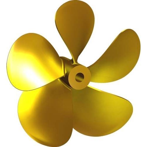 Elica per barca - MV12 - Italian Propellers S.r.l.  - a passo fisso / albero dell'elica / 5 pale