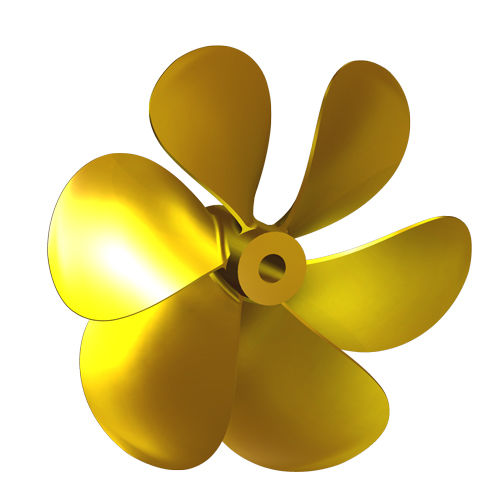 Elica per barca - FV14 - Italian Propellers S.r.l.  - a passo fisso / albero dell'elica / 6 pale
