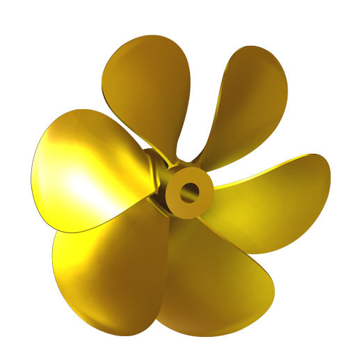 Elica per barca - FV15 - Italian Propellers S.r.l.  - a passo fisso / albero dell'elica / 6 pale