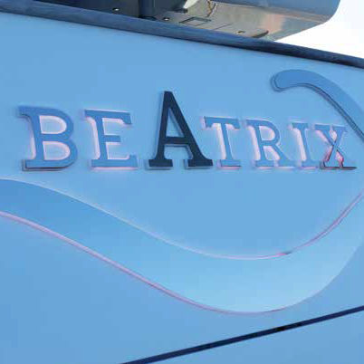 Lettera per yacht - Metalstyle Srl - in acciaio inossidabile / in acrilico / LED
