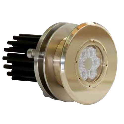 Illuminazione subacquea per barca - PLAQUE MF680 - Metalstyle Srl - LED / passascafo / in bronzo