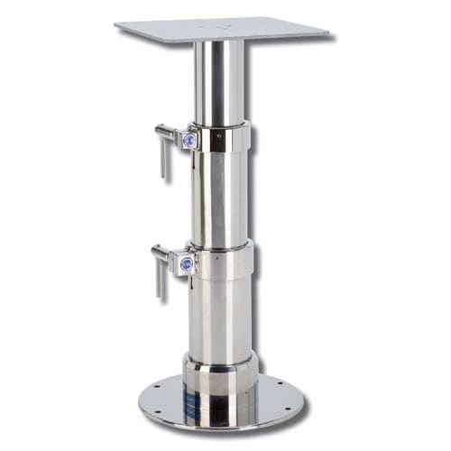 Base per tavolo per barca regolabile - LEM 30 - Metalstyle Srl - telescopica / in alluminio / in acciaio inox