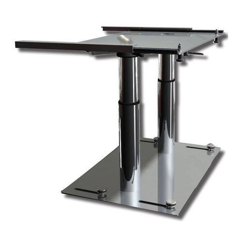 Base per tavolo telescopica - SQUARE TWIN - Metalstyle Srl - scorrevole / in alluminio / in acciaio inossidabile