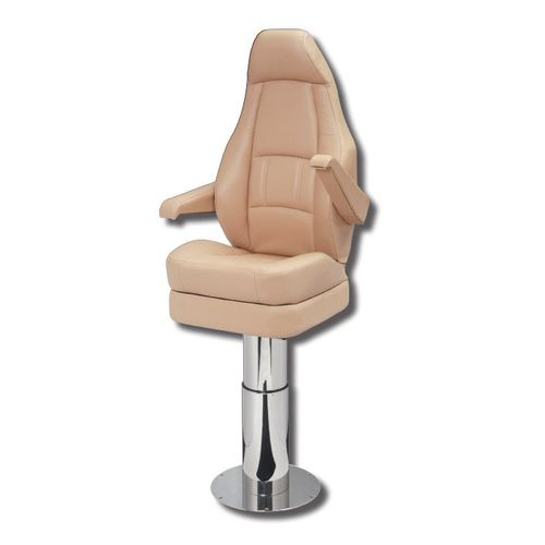 Sedile pilota - TUAREG - Metalstyle Srl - per barca / con braccioli / con schienale alto