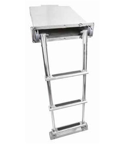 Scaletta per barca - 01.0747 - TR INOX - a scomparsa / telescopica / da bagno