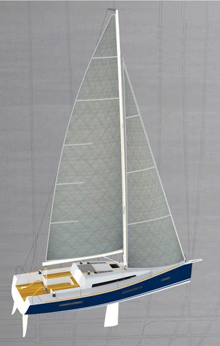 Barca a vela da regata e crociera - ROSSO 35  - CHANTIER DES ILEAUX
