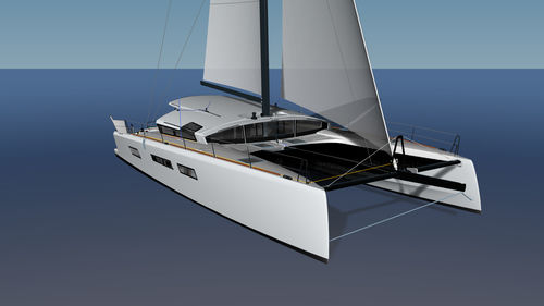 Sailing-yacht catamarano - ORC 52.2 - MARSAUDON COMPOSITES - PATTON  - da crociera / con 4 cabine / con poppa aperta