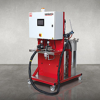 Dosatore-miscelatore resina - variomix - Dopag - con pompa a pistone / per cantiere navale