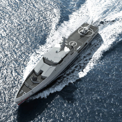 Pattugliatore - 72 OPV - ARES Shipyard - di sorveglianza off-shore / in acciaio