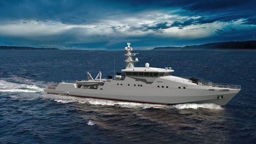Pattugliatore off-shore - 53 OPV - ARES Shipyard - in acciaio / ibrida