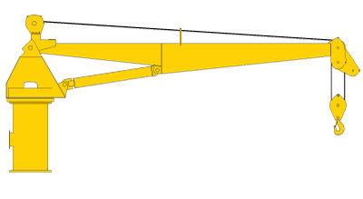 Gru per nave - DT SERIES - Allied Marine Crane - per carico pesante / con braccio