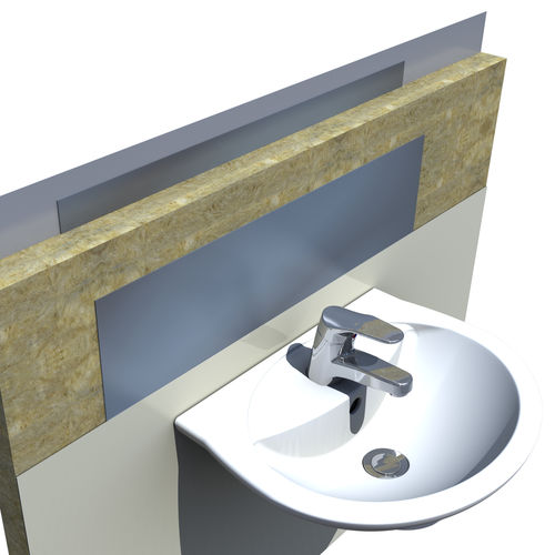 Pannello sandwich per parete divisoria - PANEL REINFORCED - PANELFA S.L.U - in lana minerale / in acciaio