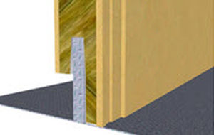 Pannello sandwich per parete divisoria - FTG WET 6 B-15 - PANELFA S.L.U - in lana minerale / in acciaio