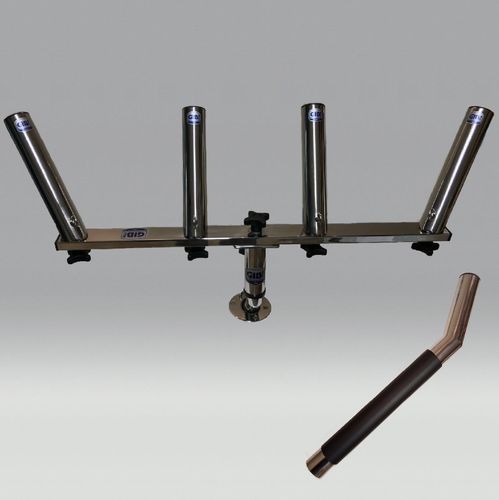 Portacanna per barche - 174/SR - GIBI Marine - orientabile / multiplo / in acciaio inossidabile