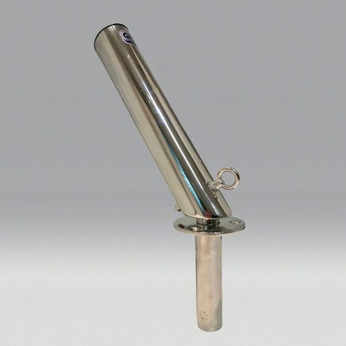 Porta-canna da pesca per barche - 131 - GIBI Marine - singola / in acciaio inox
