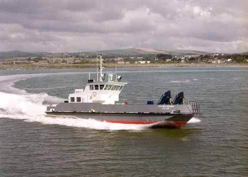 Barca professionale nave antinquinamento - Enviro Sharm - Arklow - entrobordo / in alluminio